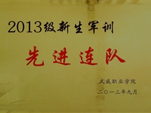 2013級(jí)新生軍訓(xùn)先進(jìn)連隊(duì)